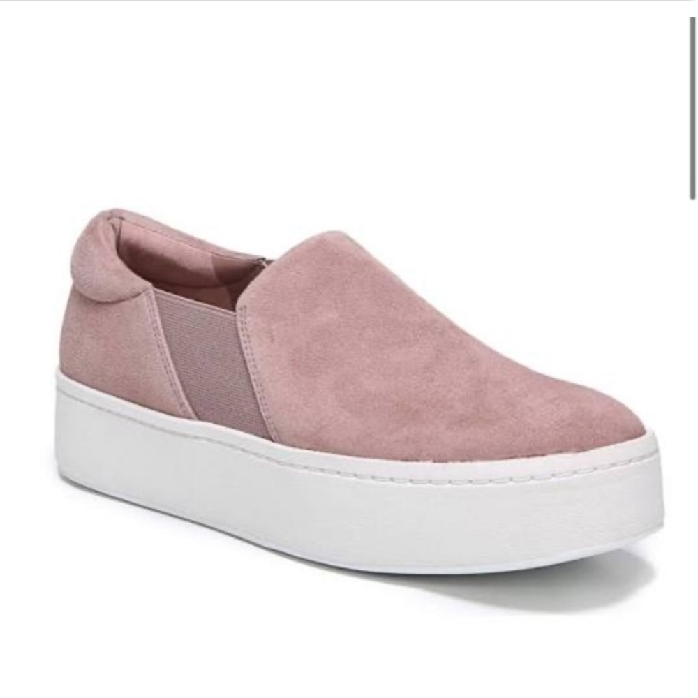 Vince Pink Suede Sneakers